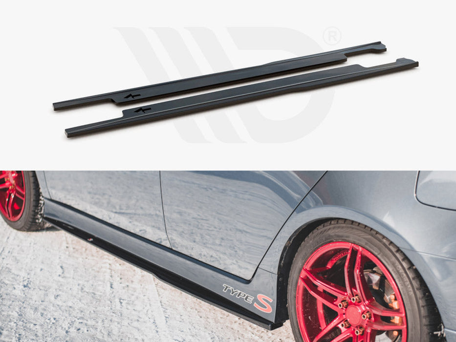 SIDE SKIRTS DIFFUSERS V.2 HONDA ACCORD MK7 TYPE-S (2002-2007)