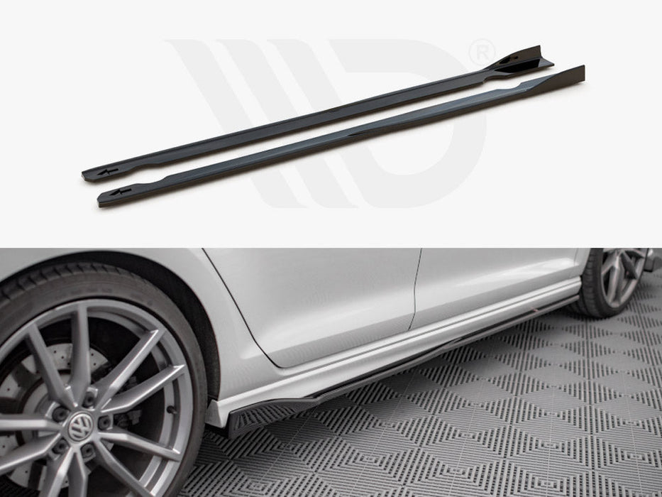 SIDE SKIRTS DIFFUSERS V.2 VW GOLF R MK7 (2013-2016)