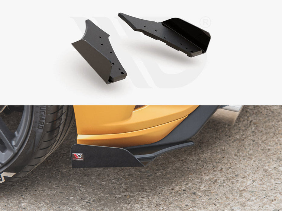 STREET PRO REAR SIDE SPLITTERS (+FLAPS) FORD FOCUS ST MK4