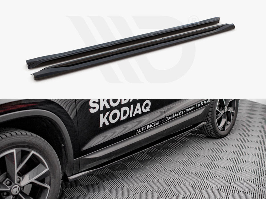 SIDE SKIRTS DIFFUSERS SKODA KODIAQ MK1 FACELIFT (2019)