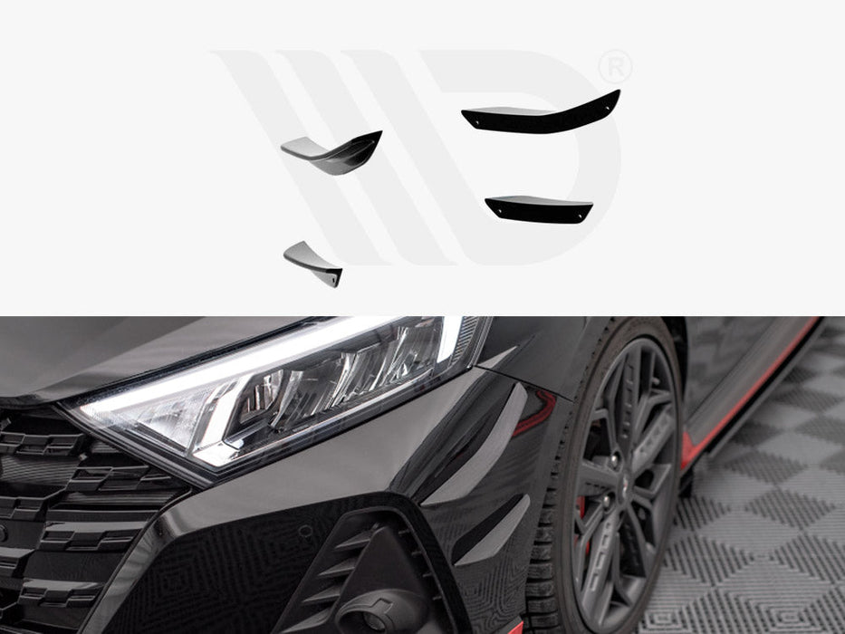 FRONT BUMPER WINGS (CANARDS) HYUNDAI I20 N MK3 (2020-)