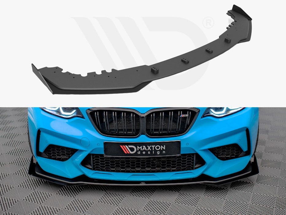 STREET PRO FRONT SPLITTER V.1 (+FLAPS) BMW M2 F87 (2016-2020)