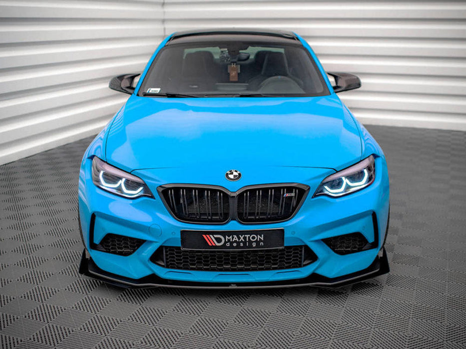 STREET PRO FRONT SPLITTER V.1 (+FLAPS) BMW M2 F87 (2016-2020)