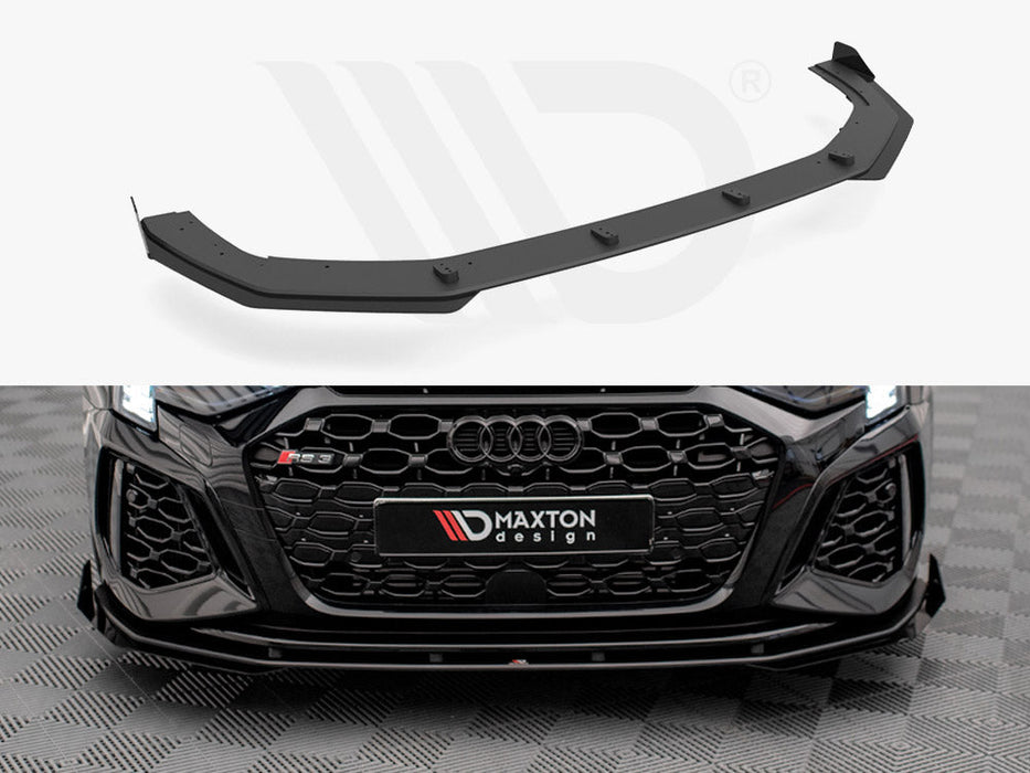 STREET PRO FRONT SPLITTER V.1 (+FLAPS) AUDI RS3 SPORTBACK 8Y (2020-)