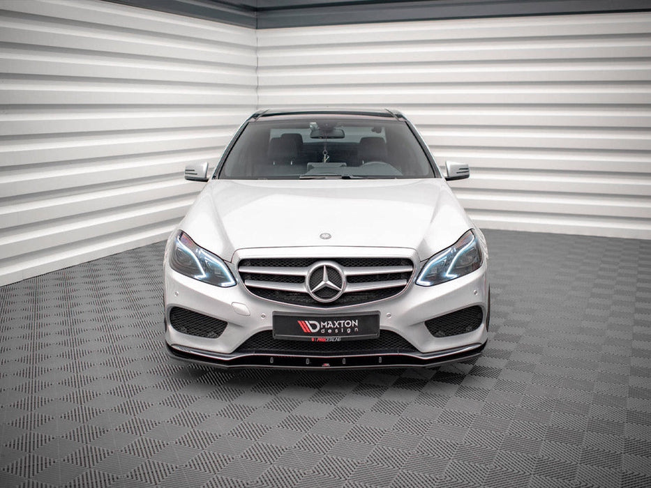 FRONT SPLITTER V.1 MERCEDES E AMG-LINE SEDAN W212 FACELIFT (2012-2016)