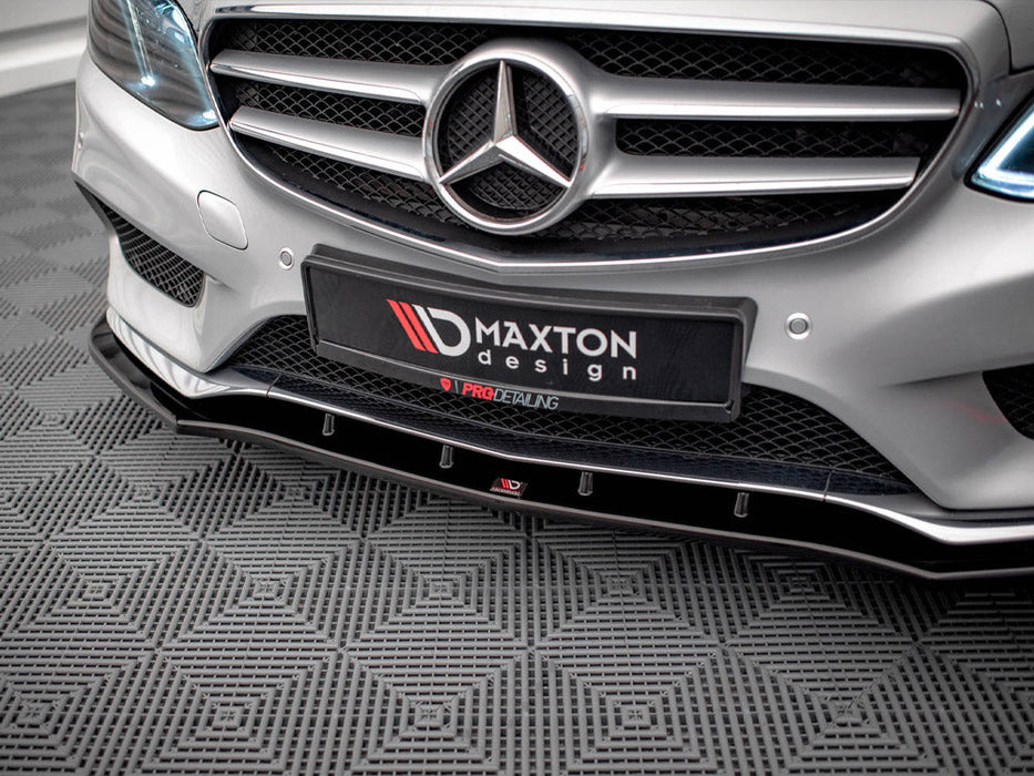 FRONT SPLITTER V.1 MERCEDES E AMG-LINE SEDAN W212 FACELIFT (2012-2016)