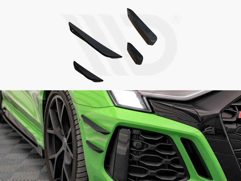 FRONT BUMPER WINGS (CANARDS) AUDI RS3 8Y (2020-)