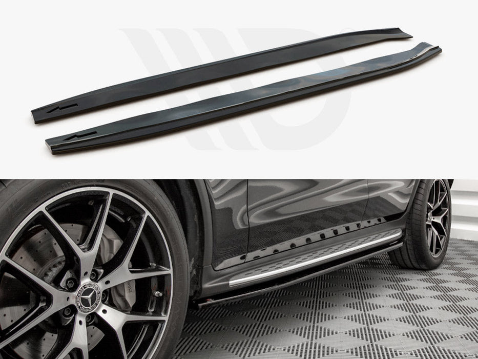 SIDE SKIRTS DIFFUSERS MERCEDES GLC COUPE AMG-LINE C253 FACELIFT (2019-)