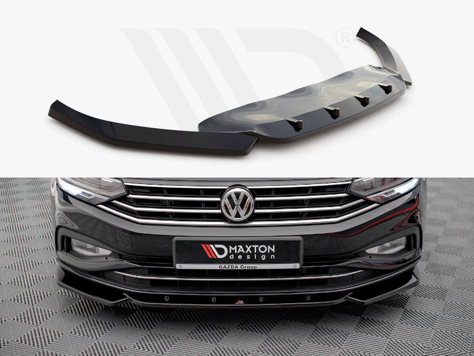 FRONT SPLITTER V.1 VW PASSAT B8 FACELIFT (2019-)