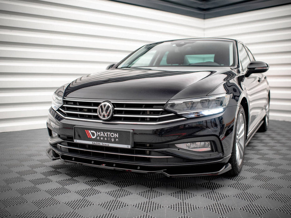 FRONT SPLITTER V.1 VW PASSAT B8 FACELIFT (2019-)