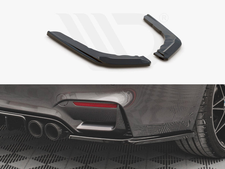 REAR SIDE SPLITTERS V.2 BMW M4 F82 (2014-2020)