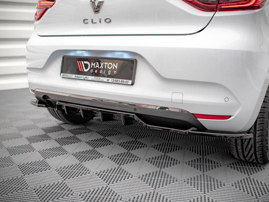 CENTRAL REAR SPLITTER (VERTICAL BARS) RENAULT CLIO MK5 (2019-)