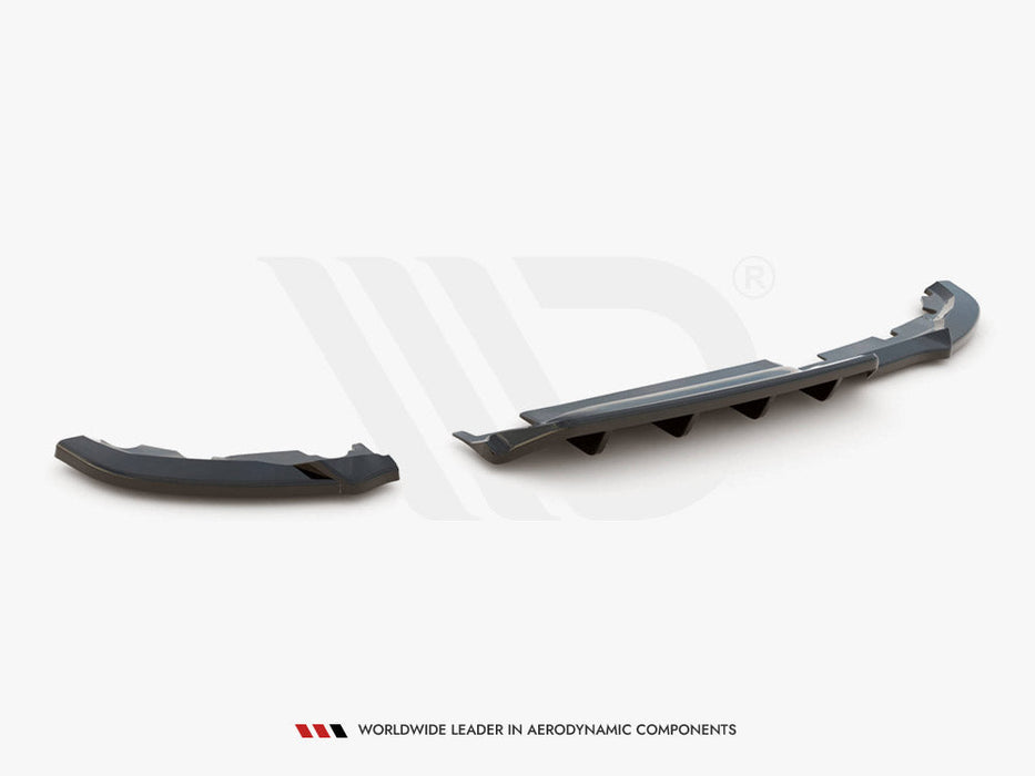CENTRAL REAR SPLITTER (VERTICAL BARS) RENAULT CLIO MK5 (2019-)