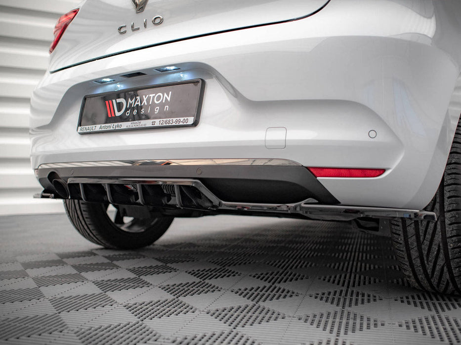 CENTRAL REAR SPLITTER (VERTICAL BARS) RENAULT CLIO MK5 (2019-)