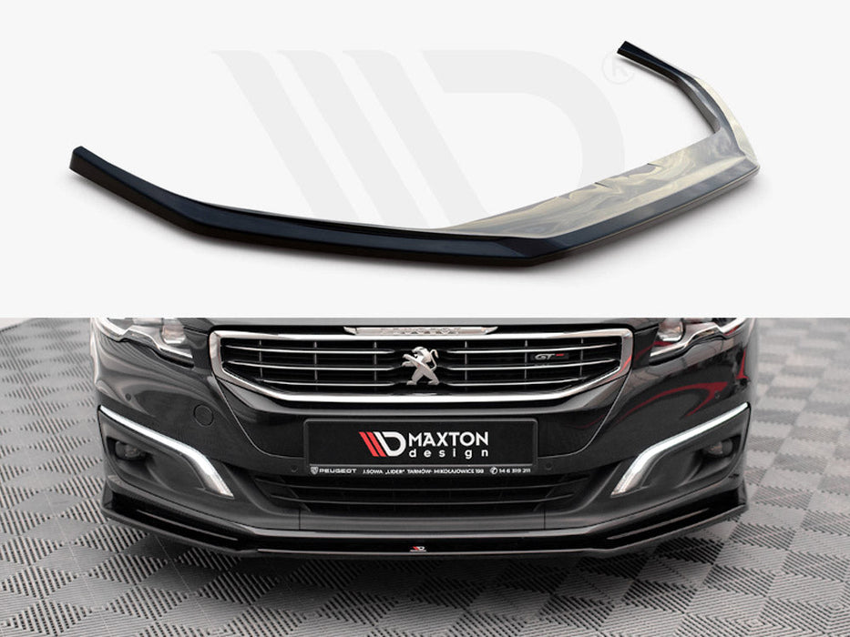 FRONT SPLITTER V.2 PEUGEOT 508 GT MK1 FACELIFT (2014-2018)