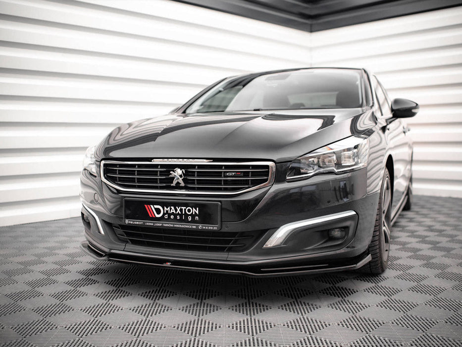 FRONT SPLITTER V.2 PEUGEOT 508 GT MK1 FACELIFT (2014-2018)