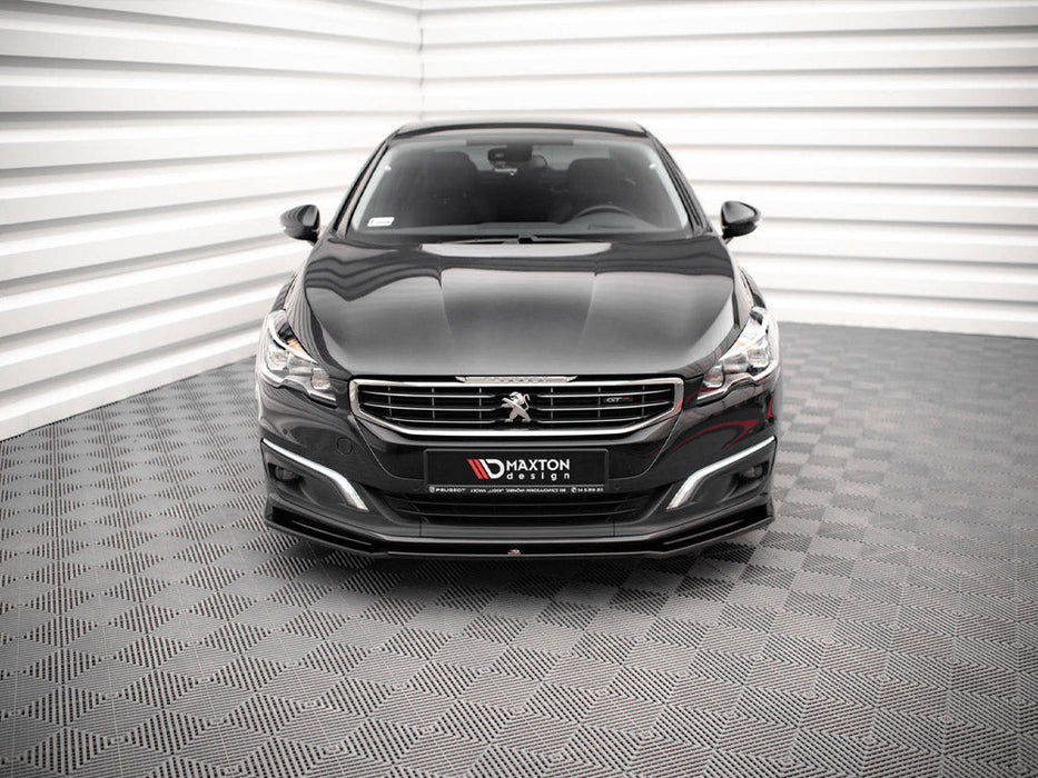 FRONT SPLITTER V.2 PEUGEOT 508 GT MK1 FACELIFT (2014-2018)