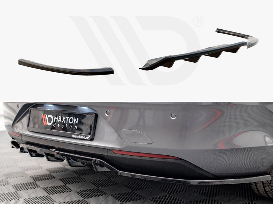 CENTRAL REAR SPLITTER (VERTICAL BARS) OPEL / VAUXHALL INSIGNIA MK2 (2017-)