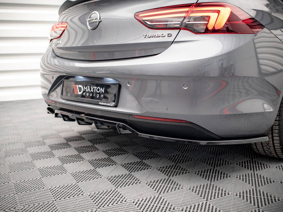 CENTRAL REAR SPLITTER (VERTICAL BARS) OPEL / VAUXHALL INSIGNIA MK2 (2017-)