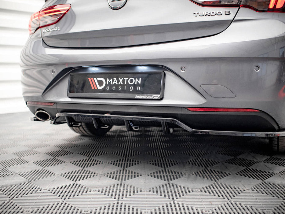 CENTRAL REAR SPLITTER (VERTICAL BARS) OPEL / VAUXHALL INSIGNIA MK2 (2017-)