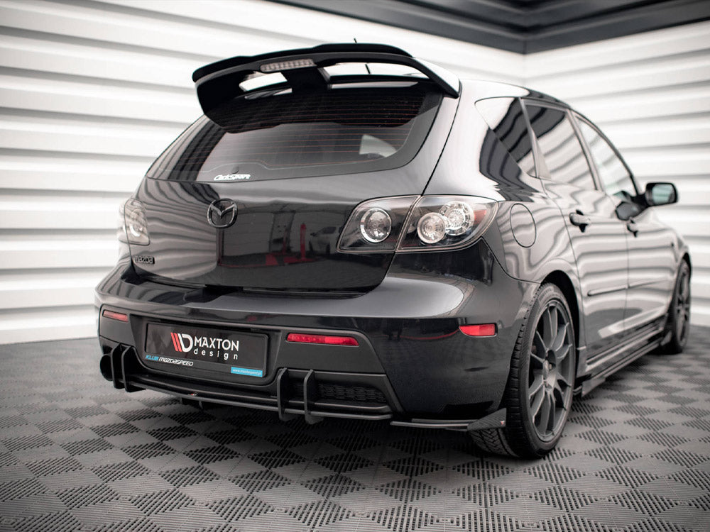 STREET PRO REAR SIDE SPLITTERS (+FLAPS) MAZDA 3 MPS MK1 (2006-2008 ...