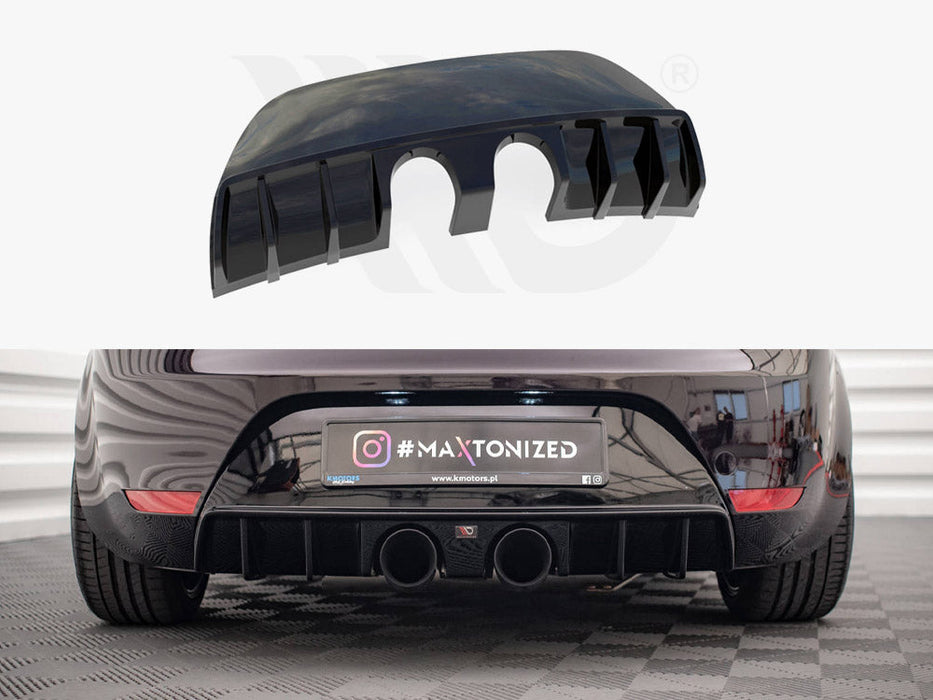 Diffuseur Arrière ABS Noir Pour Seat Leon 1P Facelift 2009-2012 (Sauf FR/Cupra) - Style Sport