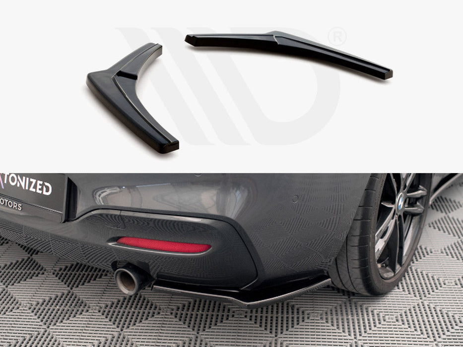 REAR SIDE SPLITTERS V.2 BMW 1 F20/F21 M-POWER FACELIFT (2015-19)