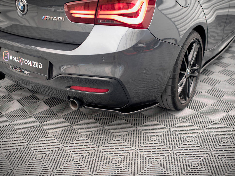 REAR SIDE SPLITTERS V.2 BMW 1 F20/F21 M-POWER FACELIFT (2015-19)