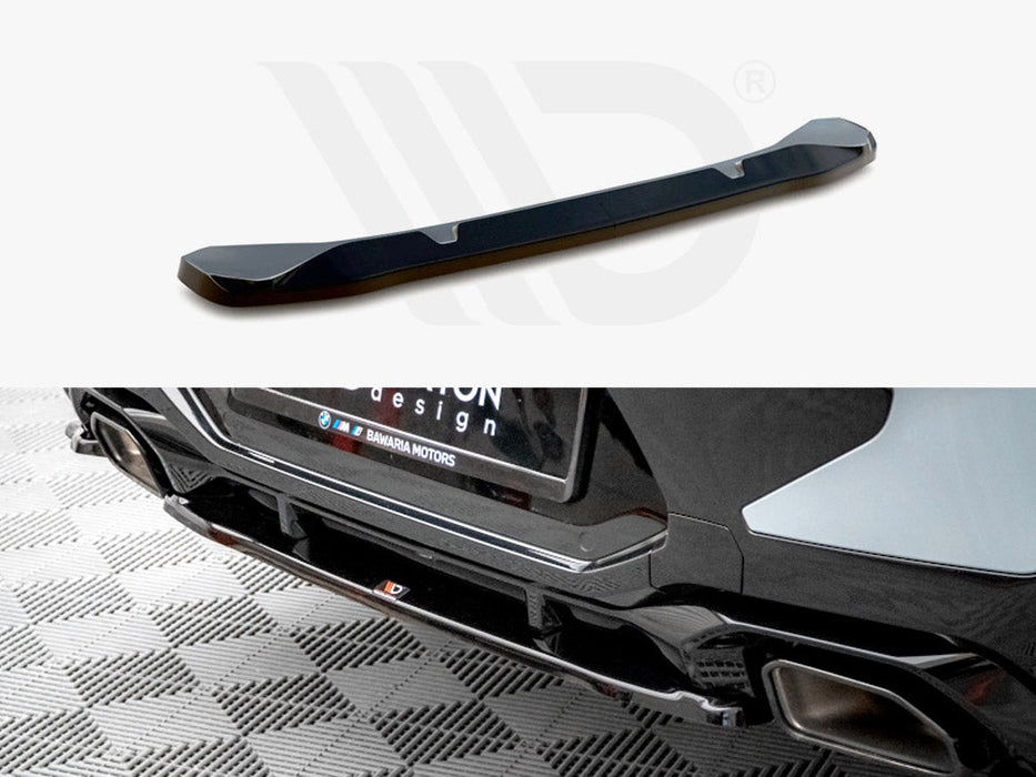 CENTRAL REAR SPLITTER BMW X4 M-PACK G02 FACELIFT