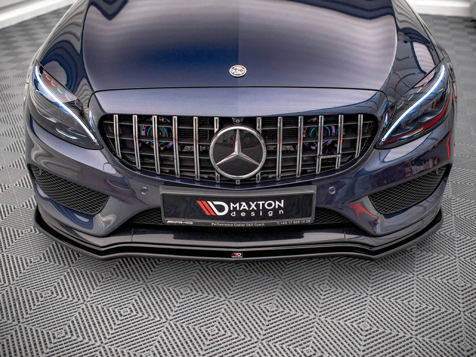 FRONT SPLITTER V.1 MERCEDES- BENZ C43 AMG W205 SALOON