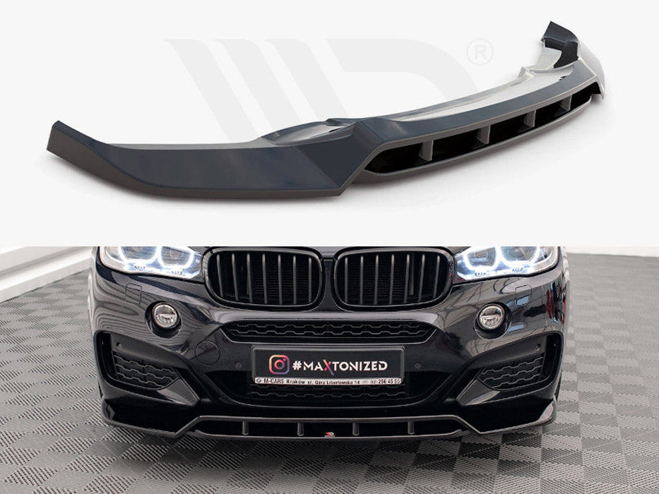 FRONT SPLITTER V.2 BMW X6 M SPORT F16