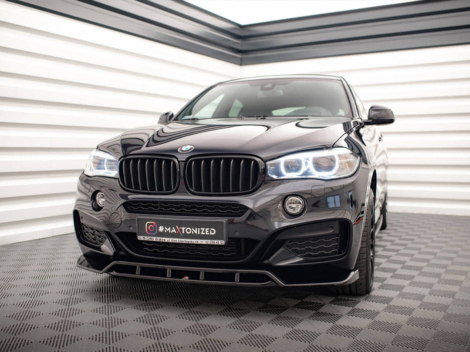 FRONT SPLITTER V.2 BMW X6 M SPORT F16