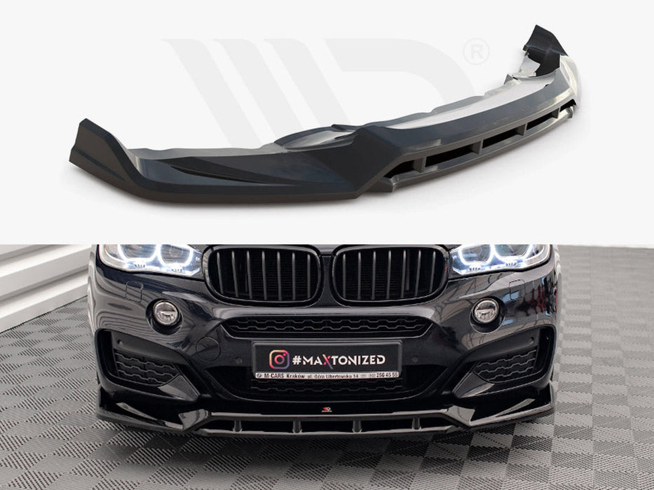 FRONT SPLITTER V.3 BMW X6 M SPORT F16