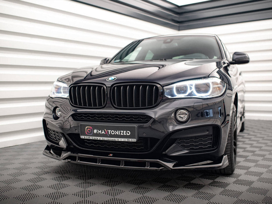 FRONT SPLITTER V.3 BMW X6 M SPORT F16