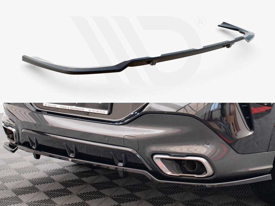CENTRAL REAR SPLITTER (VERTICAL BARS) V.3 BMW X6 M-PACK G06