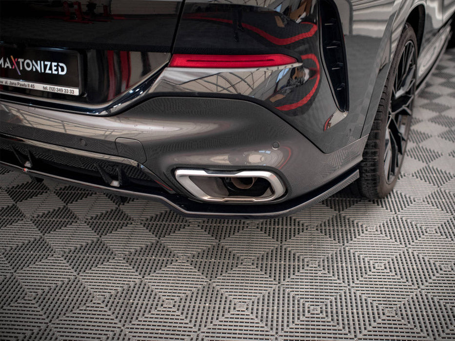 CENTRAL REAR SPLITTER (VERTICAL BARS) V.2 BMW X6 M-PACK G06