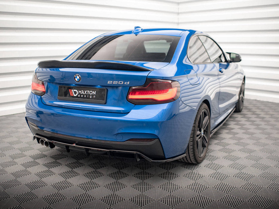 CENTRAL REAR SPLITTER (VERTICAL BARS) BMW 2 M-PACK F22