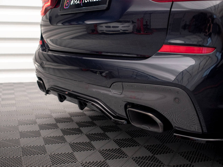 CENTRAL REAR SPLITTER (VERTICAL BARS) BMW X3 M40I / M40D G01