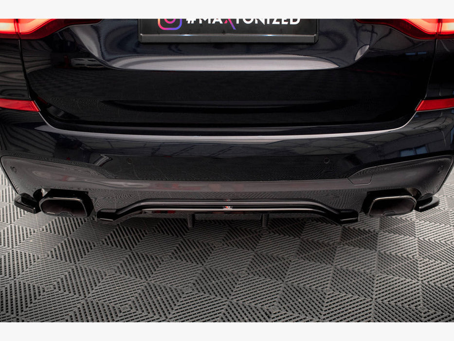 CENTRAL REAR SPLITTER (VERTICAL BARS) BMW X3 M40I / M40D G01