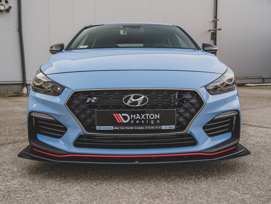 STREET PRO DURABILITY FRONT SPLITTER + FLAPS HYUNDAI I30 N MK3 HATCHBACK / FASTBACK