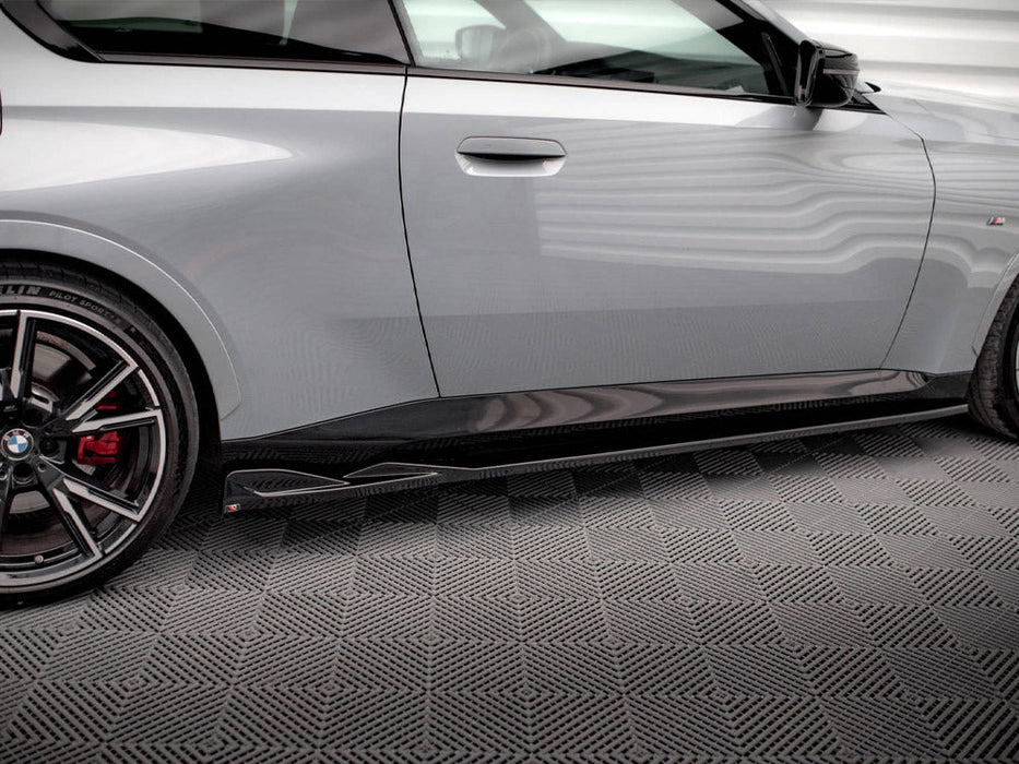 SIDE SKIRTS DIFFUSERS V.1 BMW 2 COUPE M-PACK / M240I G42