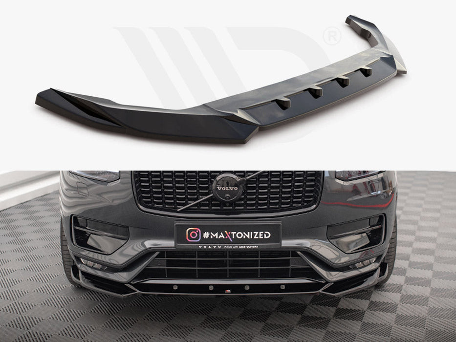 FRONT SPLITTER V.1 VOLVO XC90 R-DESIGN MK2 FACELIFT