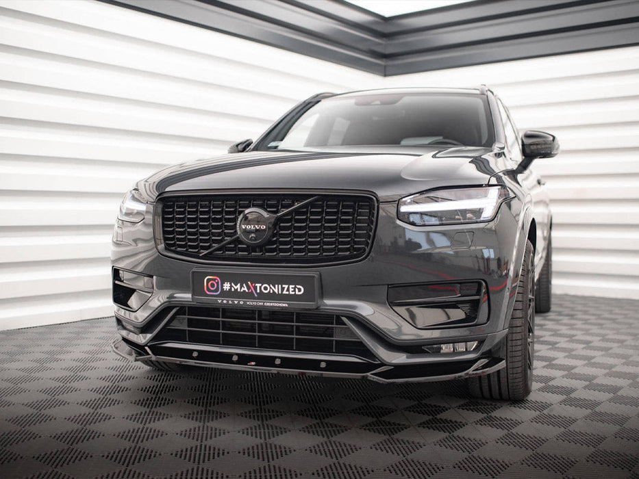 FRONT SPLITTER V.1 VOLVO XC90 R-DESIGN MK2 FACELIFT