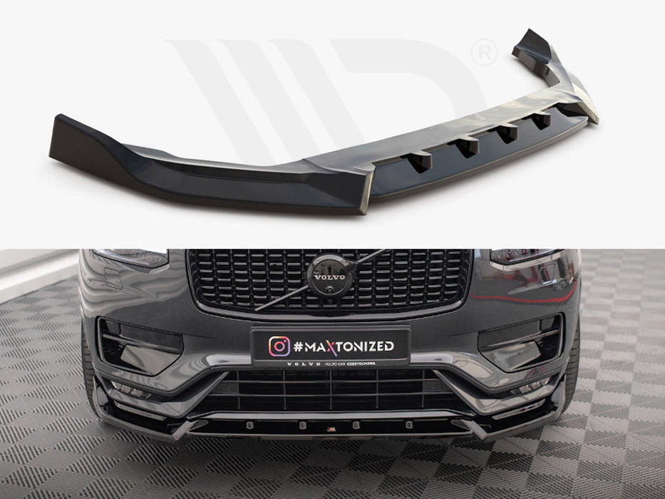 FRONT SPLITTER V.2 VOLVO XC90 R-DESIGN MK2 FACELIFT