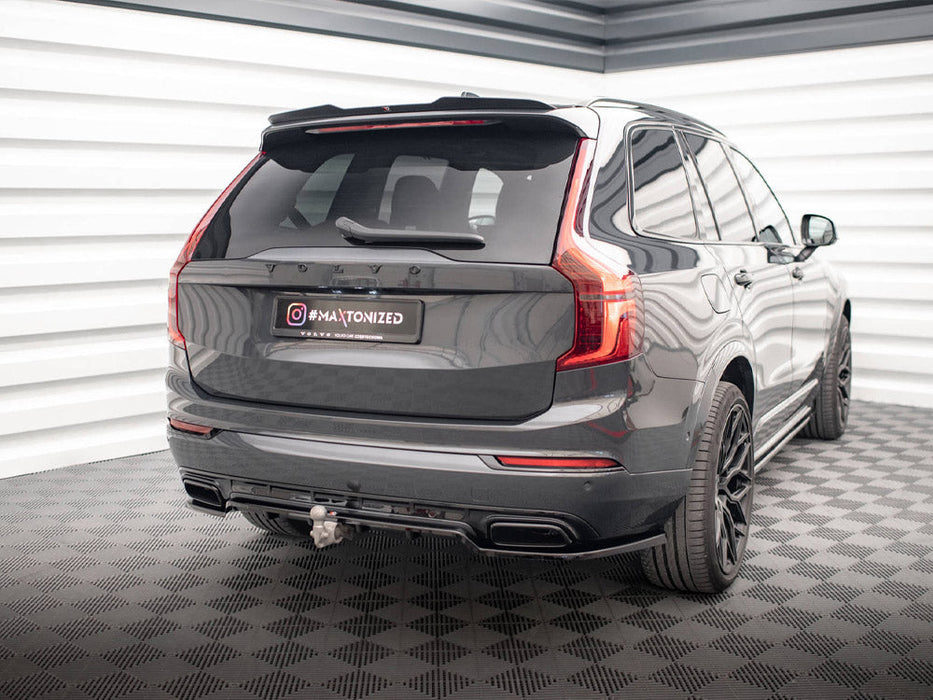 CENTRAL REAR SPLITTER (VERTICAL BARS) VOLVO XC90 R-DESIGN MK2 FACELIFT