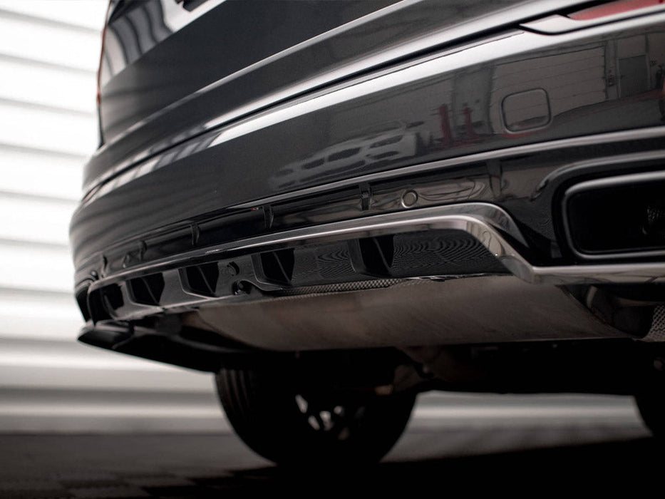 CENTRAL REAR SPLITTER (VERTICAL BARS) VOLVO XC90 R-DESIGN MK2 FACELIFT