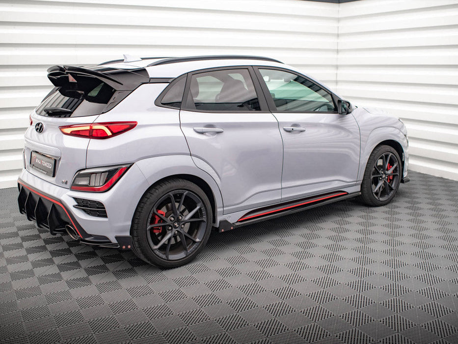 SIDE SKIRTS DIFFUSERS V.1 + FLAPS HYUNDAI KONA N MK1
