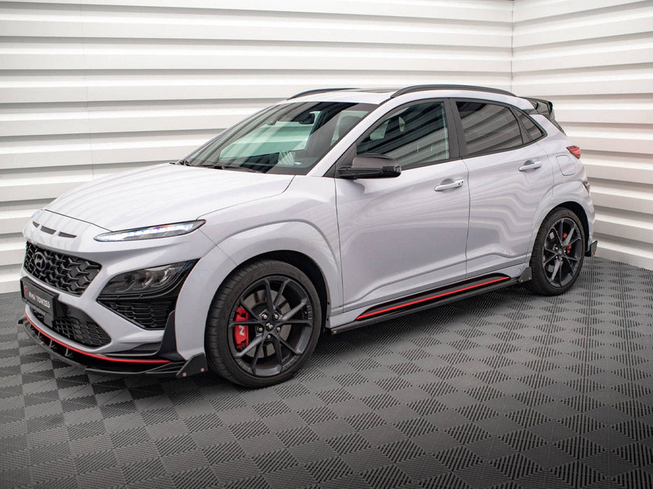SIDE SKIRTS DIFFUSERS V.1 + FLAPS HYUNDAI KONA N MK1