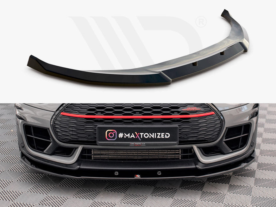 FRONT SPLITTER V.2 MINI COOPER CLUBMAN JOHN COOPER WORKS F54