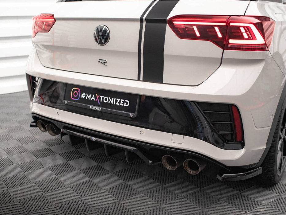 CENTRAL REAR SPLITTER (VERTICAL BARS) VOLKSWAGEN T-ROC R MK1